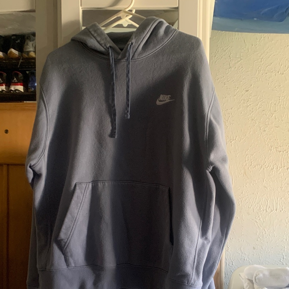 Nike Men's Slate Blue Hoodie